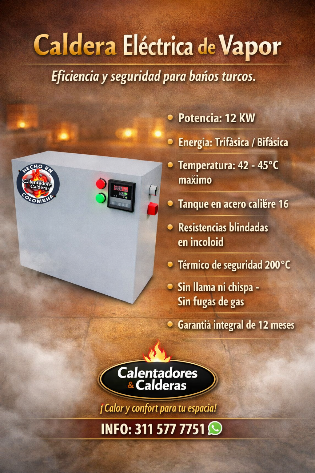 Caldera Eléctrica Automática